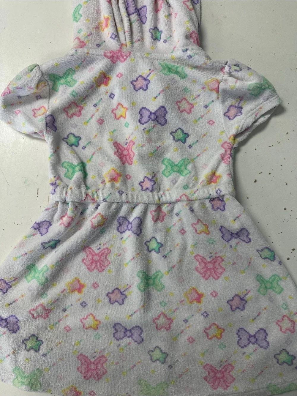 Disney Parks Cruise Line Terry Cloth Towel Minnie Mouse Bow Swim Cover up 2